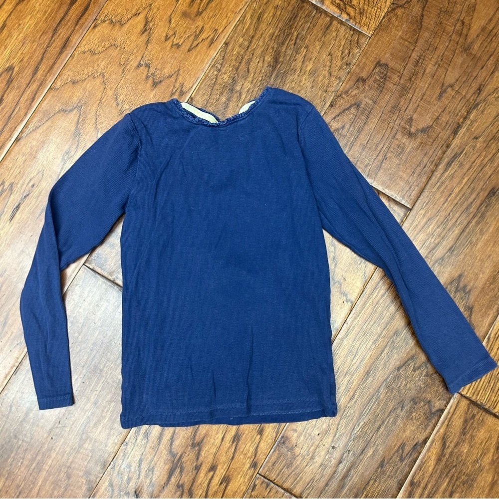 Mini Boden Navy Long Sleeve Tee